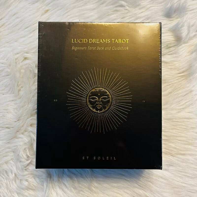 Lucid Dreams Beginners Tarot Deck With Keywords (Black, Edition IV) by St. Soleil - Shelfscape