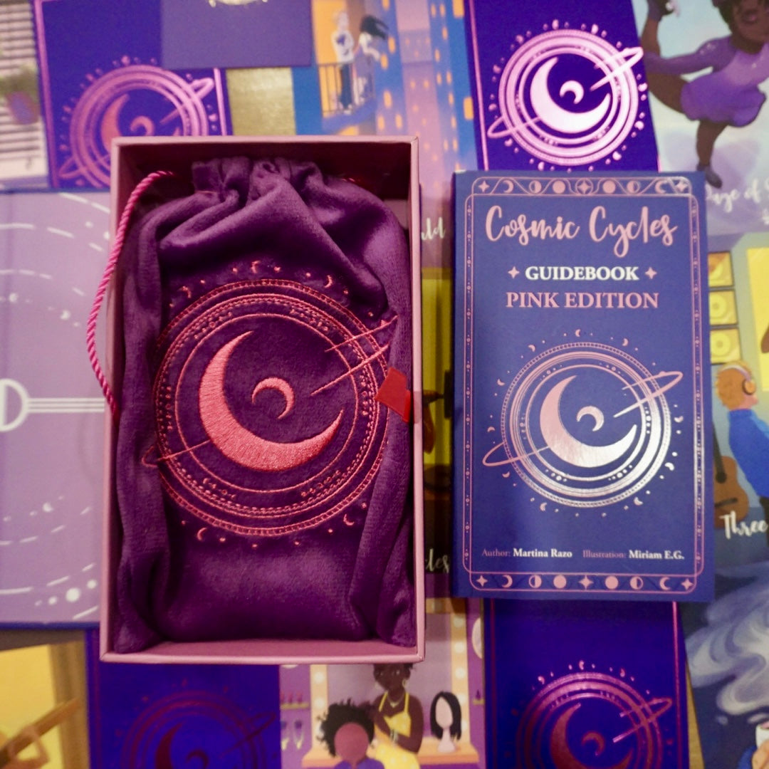 Cosmic Cycles Pink Edition Tarot Deck and Guidebook - Shelfscape