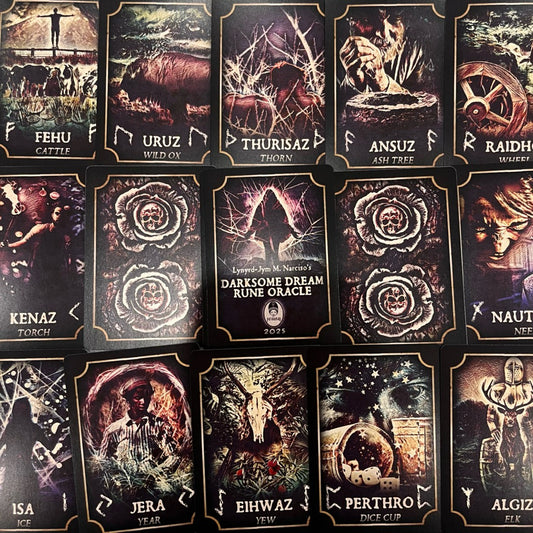 Darksome Dream Rune and Ogham Oracle by Lynyrd-Jym Narciso - Shelfscape
