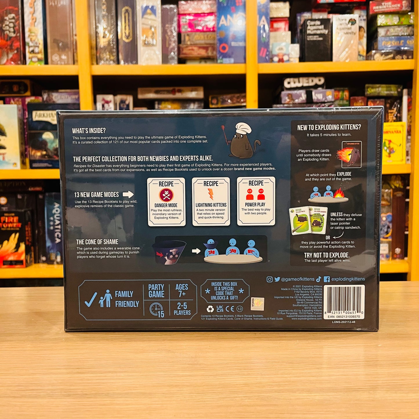 Exploding Kittens Recipes for Disaster Board Game - Shelfscape