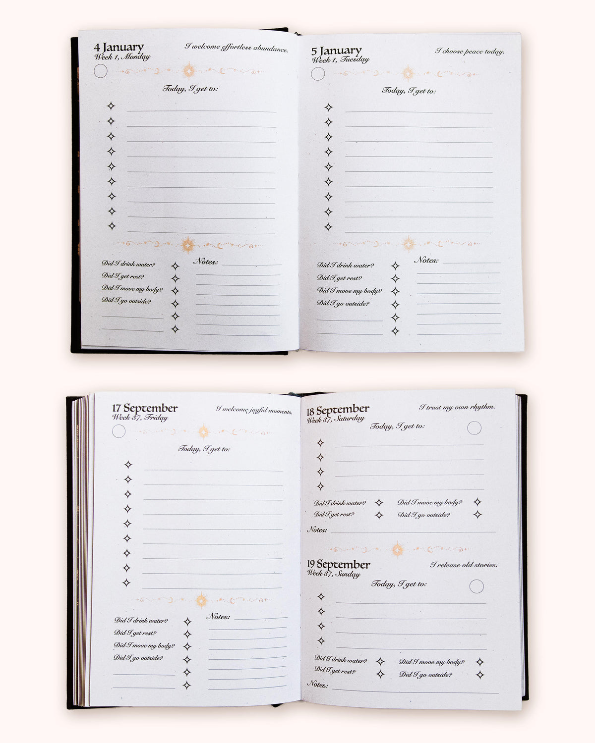 Dreamy Moons 2027 Daily Planner