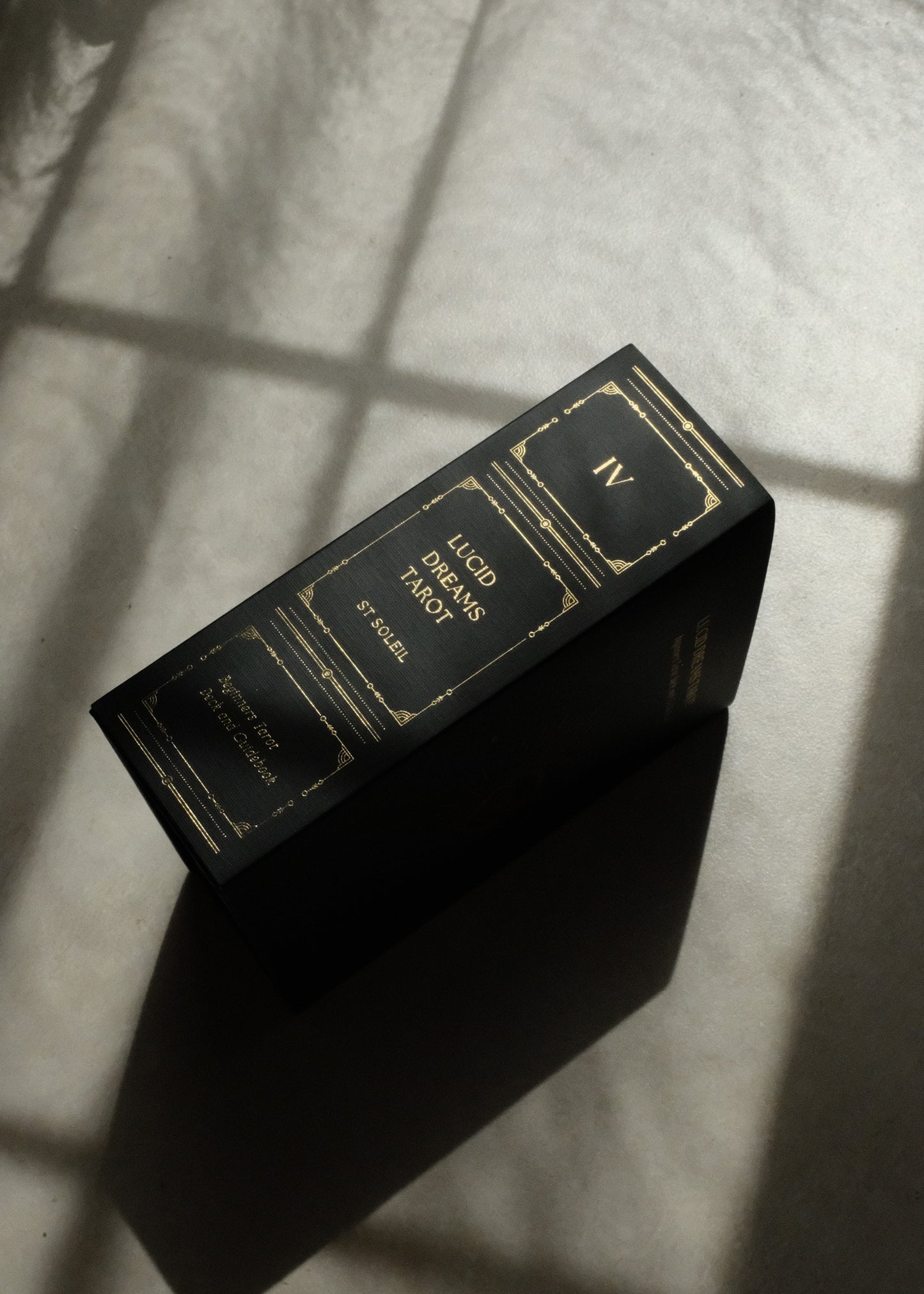 Lucid Dreams Beginners Tarot Deck With Keywords (Black, Edition IV) by St. Soleil - Shelfscape
