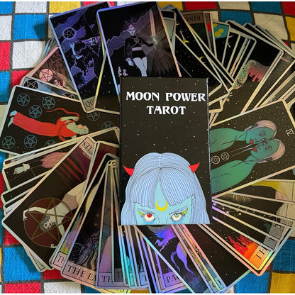 Moon Power Tarot Cards (2.0 Crystal Edition) by Charlie Quintero - Shelfscape