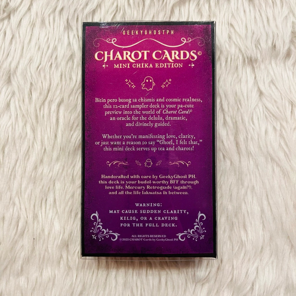 Charot Cards Mini Chika Edition (12 Charot Cards + Freebies) - Shelfscape