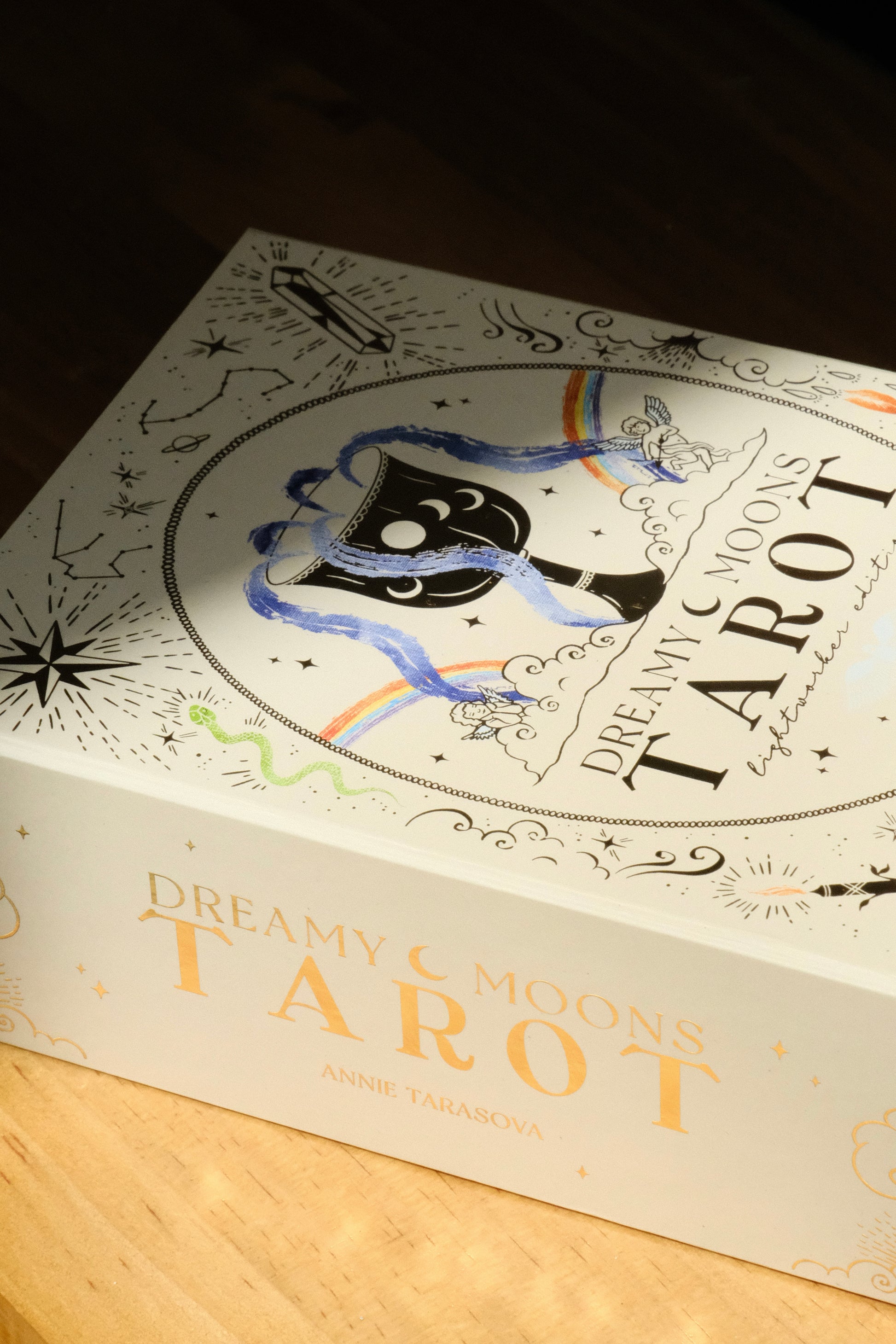 Dreamy Moons Tarot (Lightworker Edition) by Annie Tarasova - Shelfscape
