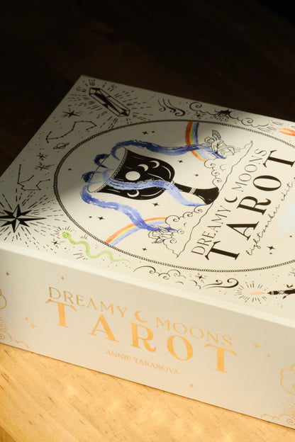 Dreamy Moons Tarot (Lightworker Edition) by Annie Tarasova - Shelfscape