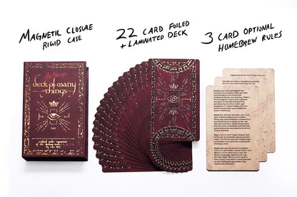 Arthur’s Deck of Many Things Oracle (Luxe Gold Edges - PREORDER) - Shelfscape